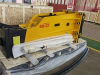 Qualité supérieure pour moteur de brise-roche hydraulique SB 121, excavatrices de 28-35 tonnes, diamètre de la pointe de 155 mm, garantie 1 an