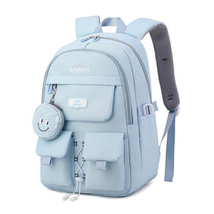 2024 Custom Design High Quality Nylon Women's <b>School</b> <b>Backpack</b> <b>Waterproof</b> Zipper Closure Beautiful Mochilas Escolares for Girls - Product Image 2