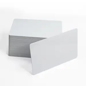 Carte PVC imprimable de haute qualité, accessoire en plastique blanc, pièce d'identité professionnelle à jet d'encre