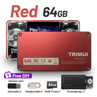 Écran rouge 64G Trimui modèle S 2.0 pouces légèrement rétro Console de jeu vidéo classique 10 simulateurs Consoles de jeu portables cadeau pour enfants