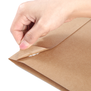 10x13 15x18 trong mở rộng phong bì lớn Kraft phong bì giấy gửi thư túi phong bì vỏ và con dấu với bên miếng vải hình tam giác - Product Image 3