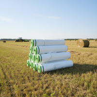 Filet de paillage agricole en HDPE pour balles de foin et de paille, 67*7000, tricoté, pour ensilage et ensilage rond