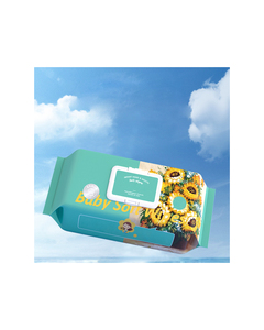 Toallitas húmedas portátiles extra grandes y gruesas de primera calidad con una práctica tapa y un elegante diseño de perlas para recién nacidos. - Product Image 3