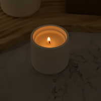 Transparente Blechdose Holz docht Private Label Farbe Gold Rote Rosen Duft kerzen für Männer