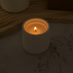 Lata transparente Mecha de madera Etiqueta privada Color Oro Rosas Rojas Velas perfumadas para hombres - Product Image 6