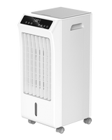 Refroidisseur d'Air 3-en-1 Contrôle de Refroidissement et d'Humidité, Mini Refroidisseur d'Air avec Réservoir d'Eau et Corps en Plastique