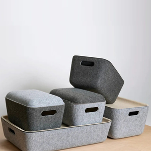 Casual-Style Bedroom Comforter Felt <strong>Underbed</strong> <strong>Storage</strong> Organizer Breathable <strong>Fabric</strong> All-Season Blankets <strong>Storage</strong> - Product Image 2