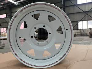 16x6 <span class=keywords><strong>remorque</strong></span>/bateau roue petit tracteur <span class=keywords><strong>remorque</strong></span> <span class=keywords><strong>jante</strong></span> en acier blanc - Product Image 3