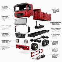 Camion benne SHACMAN F3000 6x4 d'occasion 371HP/380HP, remis à neuf, moteur testé et certifié, benne basculante robuste pour