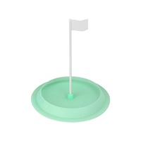 CRESTGOLF Coup de golf d'entraînement pour le putting avec trou et drapeau – Accessoires d'entraînement