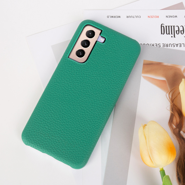 Full-body Case for Samsung Galaxy S23 S22 S21 Plus Ultra Shockproof Genuine Leather Phone Cover