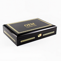 Dates en chocolat de luxe personnalisées Attar arabe Eid Mubarak Coffrets cadeaux de peinture de haute qualité Boîte d'emballage en bois