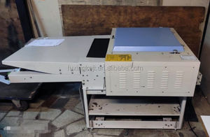 Machine de fusion de tissus d'occasion <span class=keywords><strong>Oshima</strong></span> Presse de fusion de 600mm Presse de fusion compacte à bande transporteuse pour colliers, poignets, patte avant - Product Image 5