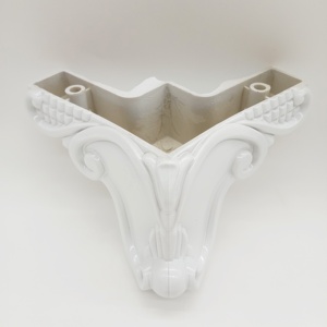 Patas doradas para muebles de mesa, patas de Metal para sofá, soporte de <span class=keywords><strong>TV</strong></span>, mesa lateral de dormitorio, patas de armario, Metal de alta calidad, negro, blanco, OEM, caja de acero - Product Image 5