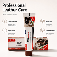 Crema para Limpiar Zapatos Negros, Estándar de Exportación Global, Tubo de 35g, Fácil de Limpiar, Unisex, Cumple con las Normas Internacionales de Seguridad Química
