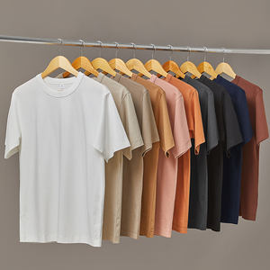 Rubic <span class=keywords><strong>cube</strong></span> T-shirt pour hommes T-shirts unis vierges en coton de haute qualité T-shirt surdimensionné léger en vrac pour hommes - Product Image 3