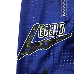 Pantalones cortos de baloncesto de Vietnam, ropa de calle de malla, diseño de sublimación, pantalones cortos de baloncesto deportivos transpirables para hombres - Product Image 5