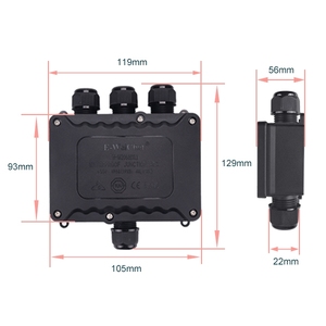 E-weichat EW-M2068(XL)-4t bốn dây 4 cách nhanh chóng kết nối không thấm nước 131*80*37mm thiết bị điện tử bao vây hộp nối - Product Image 5