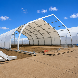 Tenda Prefabbricata in Alluminio Resistente, Tettoia Modulare Industriale per Hangar e Impianti Sportivi - Product Image 4
