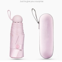 Nouveaux Gadgets 2016 : Parapluie d'affaires pliable en polyester, promotionnel, en forme de bouteille de vin, produits uniques à vendre