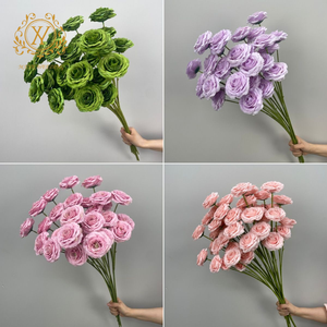 Simulación de Rosas de Burbuja para Decoración de Bodas, Flor de Seda Suave para Ventana, Arreglo Floral para Banquete de Boda - Product Image 3