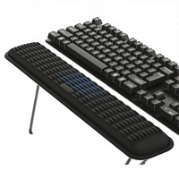 Reposamuñecas Rectangular Personalizado de Espuma Viscoelástica Ancha y Suave para Teclado de Juegos, Almohadilla de Soporte para Manos, Alivio del Dolor de Muñeca, Protector de Muñeca