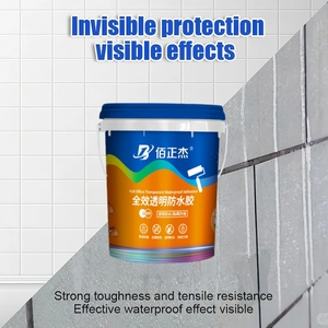 Colle d'étanchéité transparente à base d'acide acrylique, non toxique et ininflammable, pour murs extérieurs – Peinture imperméable - Product Image 2
