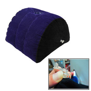 Almofada de Viagem para Adultos, Almofada de Apoio para Sexo, Almofada em Cunha para Clímax, Almofada para Posições Sexuais, Almofada Inflável para Sexo, Jogo Erótico para Casais, Uso na Cama Azul - Product Image 1