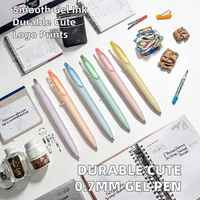 Recharges d'encre noire et bleue pour stylo à bille 0,7 mm, pour l'école, le bureau et la papeterie