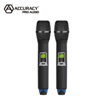 RQSONIC-micrófono de mano inalámbrico para escenario y Karaoke, Micro Dispositivo de precisión de UHF-281B Pro Audio, gran oferta