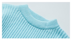 เสื้อสเวตเตอร์ถักพรีเมียมแบบยูนิเซ็กซ์ ดีไซน์วินเทจอเมริกัน คอหนา มีกระเป๋า ดีไซน์หรูหรา ทรงโอเวอร์ไซส์ สำหรับฤดูหนาว - Product Image 4