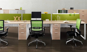 Tavolo condiviso divisorio modulare 4 posti postazione ufficio ufficio Computer scrivania - Product Image 5
