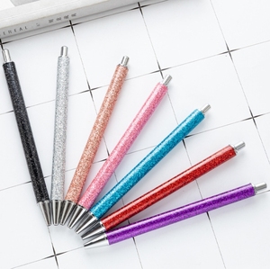 <span class=keywords><strong>2025</strong></span> Pu Bling Long Lanh Bọc Bi Nhựa Epoxy Bấm Vào Bút Kim Loại Đầy Màu Sắc Có Thể Thu Vào Bút Bling Quà Tặng Mực Bút Cho Món Quà Cưới - Product Image 3