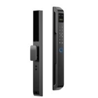 Serrure de porte intelligente avec caméra, reconnaissance faciale 3D, interphone vidéo, empreinte digitale, entrée sans clé, contrôle à distance via l'application Tuya