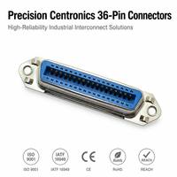 Connecteur femelle HD D-SUB à souder, 4 trous, montage sur panneau, à bride, blindé, contacts en laiton étamé, pour système de contrôle industriel