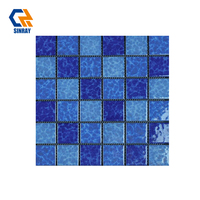 Bordures décoratives en porcelaine imitation métal, surface brillante, antibactériennes, antidérapantes, résistantes à l'usure et aux acides, épaisseur 6 mm, 48x48 mm