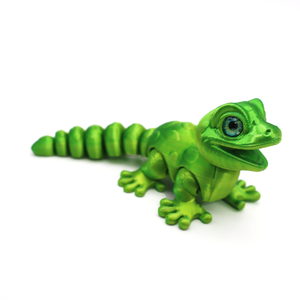 Figurines de gecko imprimées en 3D, jouets créatifs articulés, ornements, artisanat, cadeaux, collection unique de dinosaures et d'animaux - Product Image 5