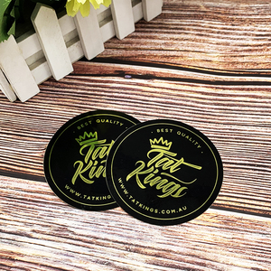 Etiquetas Adhesivas Personalizadas Impermeables Plateadas, Etiquetas Adhesivas Transparentes Doradas, Etiquetas Adhesivas Mate con Impresión <span class=keywords><strong>de</strong></span> Logotipo para Promoción - Product Image 3