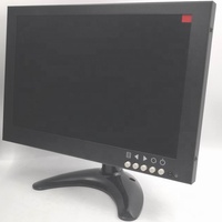 Monitor TV Mobil Ukuran Kecil 10.1 Inci, Monitor TV Mobil Layar Lebar 10 Inci IPS Mini Layar Lebar LED Komputer Desktop PC CCTV
