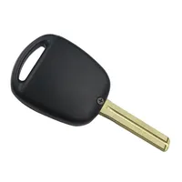 Coque de clé de voiture noire en ABS pour programmation, avec télécommande d'alarme, lame de clé 43, sans logo, 3 boutons, coque et lame uniquement