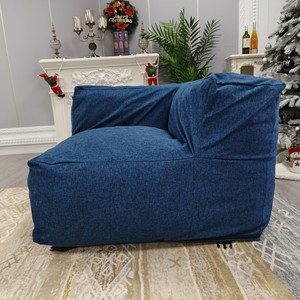 A <b>Single</b> Spot Sale Modern European Customizable Foam Bean Bag <b>Bed</b> Contemporary Indoor Living Room Bean Bag Lounger Beanbag <b>Chair</b> - Product Image 4