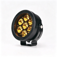 Kit de projecteurs LED pour moto avec faisceau de câblage, feux auxiliaires haute puissance pour motos, éclairage de travail LED