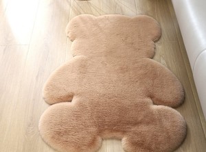 <span class=keywords><strong>Tapis</strong></span> de chambre d'enfant en fausse fourrure de lapin, peluche ours - Product Image 5