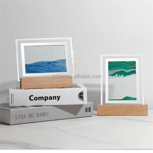 Peinture à sables mouvants, ornement, lampe de Table Led, <span class=keywords><strong>sable</strong></span> mobile, Art, image, minuterie, sablier, mer profonde, <span class=keywords><strong>cadre</strong></span> de <span class=keywords><strong>sable</strong></span> - Product Image 2