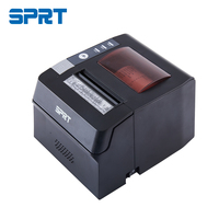 Imprimante thermique de reçus USB SP-POS892 80 mm pour restaurant et cuisine avec coupe-papier automatique et couvercle transparent en stock