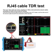 Testeur de caméra IP CCTV tout-en-un IPC-9800 PLUS+ avec écran tactile IPS 7 pouces 8K HD, batterie intégrée 5000 mAh, PoE, VFL, OPM, TDR, SDI