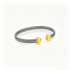 Preguntar por catálogo Oso Moda Mujer Joyería de acero inoxidable Joyeria Regalo Brazalete Pulsera de malla al por mayor - Product Image 5