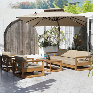 Ensemble <span class=keywords><strong>de</strong></span> canapés <span class=keywords><strong>de</strong></span> <span class=keywords><strong>jardin</strong></span> en <span class=keywords><strong>aluminium</strong></span> <span class=keywords><strong>de</strong></span> luxe moderne, mobilier d'extérieur imperméable pour appartement, cour, patio, hôtel, villa, <span class=keywords><strong>jardin</strong></span> - Product Image 3