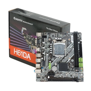 Carte mère M.2 NVME H61 DDR3 LGA 1155, chipset pour ordinateur de bureau, carte mère MATX pour la 2e/3e génération de cartes mères H61 - Product Image 1