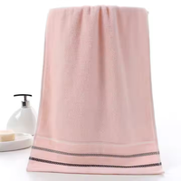Serviettes en coton doux en gros, logo brodé, serviettes de luxe 100% coton, super douces, pour les mains ou le visage, adaptées à la maison et aux hôtels